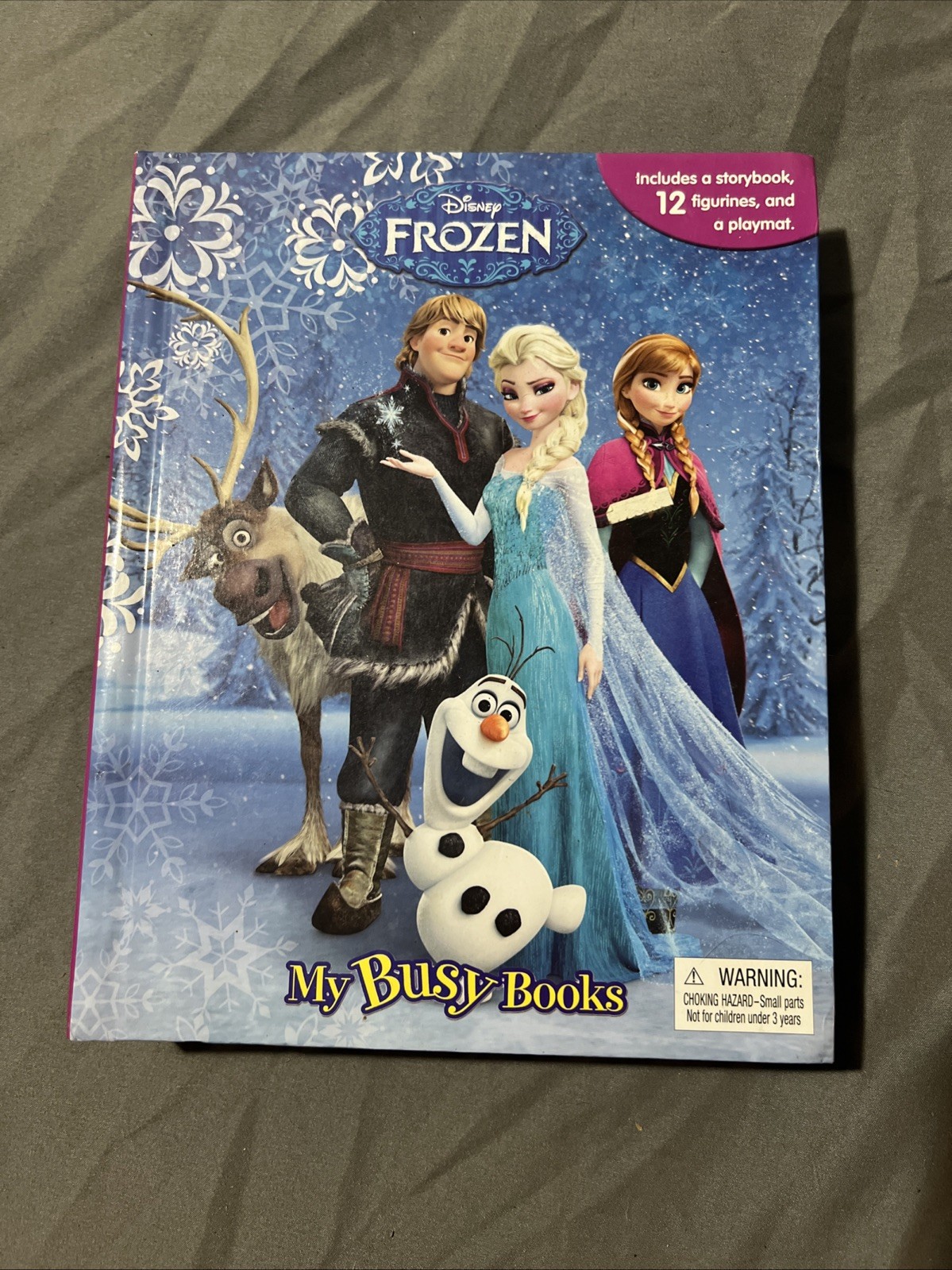 Disney Frozen My Busy Books Activity Kit Story Book 12 Figure Toys Only Some Toy