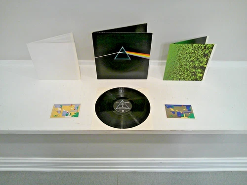 PINK FLOYD DARK SIDE OF MOON LP COMPLETE 1973 1ST STATE WALLY~POSTERS & STICKERS