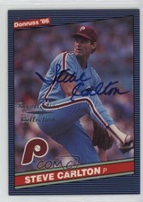2002 Donruss Originals Recollection Collection 40/50 Steve Carlson #183 Auto 7xr
