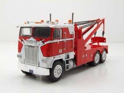 Freightliner FLA Abschlepper 1987 rot weiß Modellauto 1:43 ixo models
