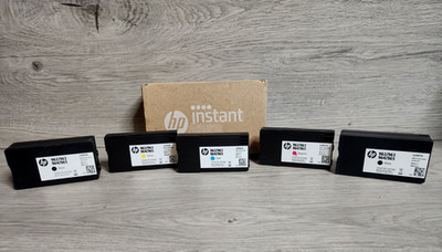 GENUINE 5-PACK HP 962 BLACK & COLOR INK OFFICEJET PRO 9010 3JA89A / 3JA87A