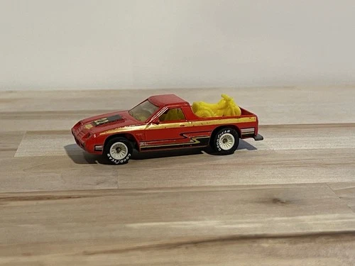 1980’s Hotwheels Original Real Riders, Dodge Rampage #5903, Red w/ WGY, vintage