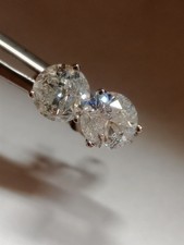 Ohrstecker mit natürlichen Diamanten 2,00 ct...