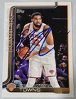 #19 Karl-Anthony Towns Signed Autographed 2025-26 Topps Card KNICKS