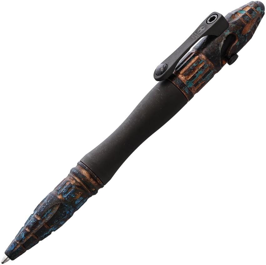 Heretic Knives Thoth Tactical Pen Blue H038DLCCHEM: H038-DLC/CHEM