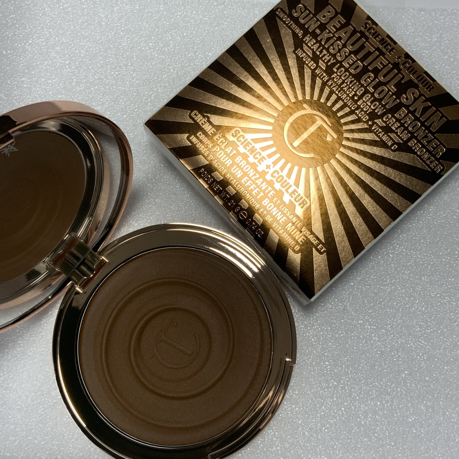 Charlotte Tilbury Sun-Kissed Glow Bronzer - 3 Tan New Authentic 21g