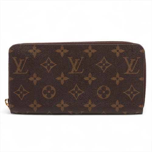 Louis Vuitton Monogram Zippy Wallet M42616 Brown Zip Round Wallet