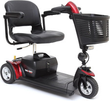 Pride Go-Go Sport 3 Wheel Mobility Scooter - Motorized Electric Medical Carts fo
