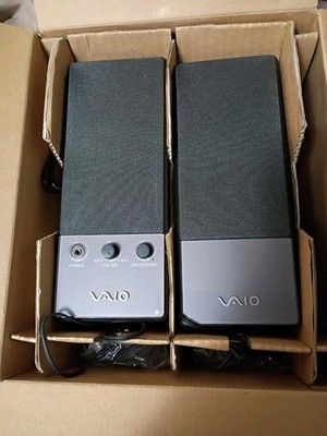 VAIO スピーカーセット　PCVA-SP1 Sony Vaio Computer Speakers Pcva-sp1 With AC Adapter for sale