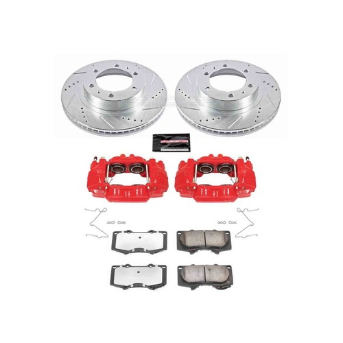 PowerStop Z36 Truck & Tow Brake Upgrade Kit with Powder Coated Calipers for