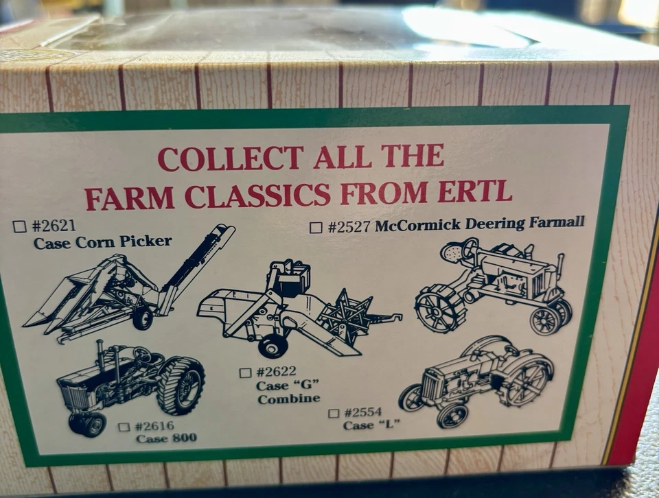 ERTL CASE “G” Combine #2622 DIE CAST METAL - Image 2 of 2