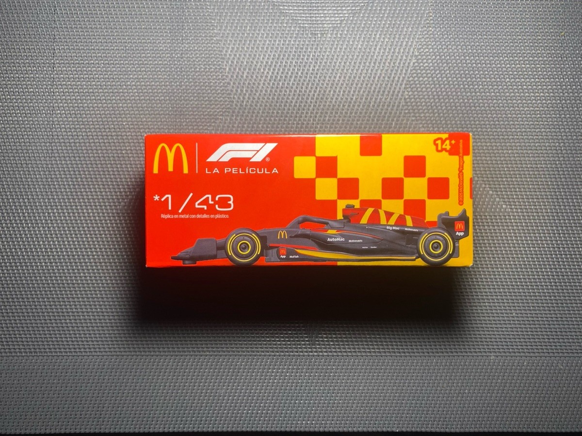 McDonald's México F1 Movie Car, Red car Collectible New | eBay