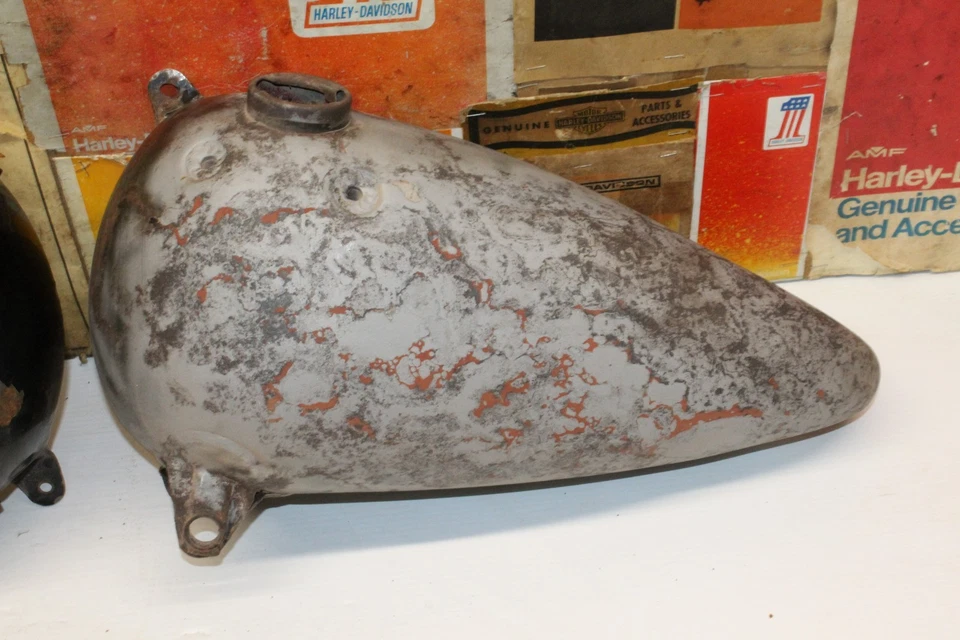 Harley Davidson U UL ULH 1937 1938 1939 tanques de gasolina Foto 2 de 4