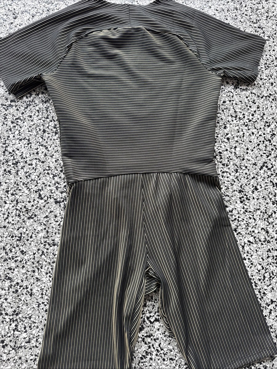 Men's Nike Elite Pro One Piece Black Gold Track Speed Suit