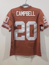 Youth M 10-12 Mitchell & Ness Earl Campbell #20 Texas Longhorns Throwback Jersey