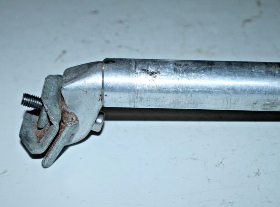 Tubo de asiento de tija de sillín de bicicleta Kalloy 350/27,2 mm 25 mm desplazado plateado carretera MTB grava ~ Foto 2 de 4