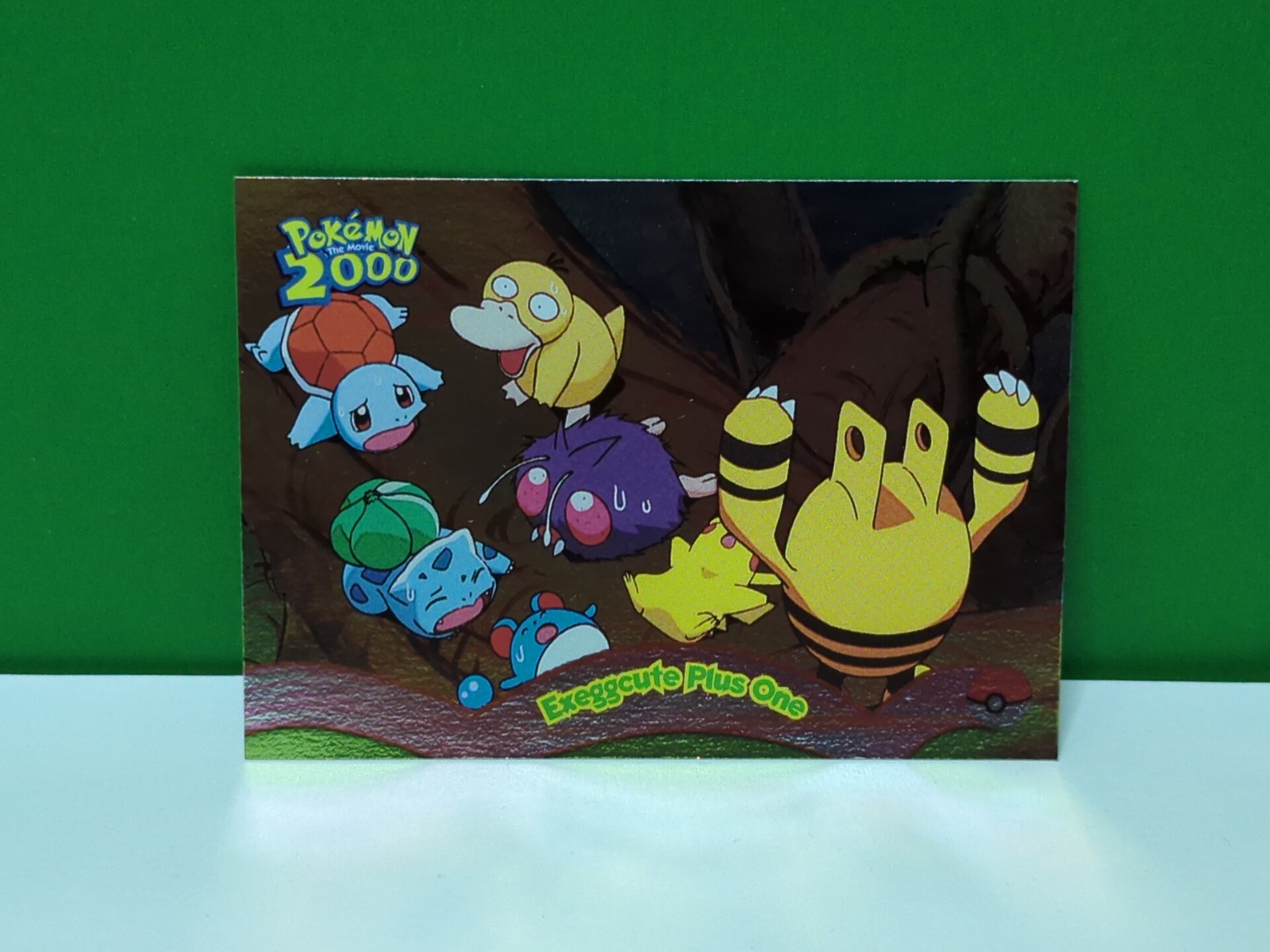 Pokemon , the Movie 2000 , foil base card #6 , Exeggcute Plus One  ,