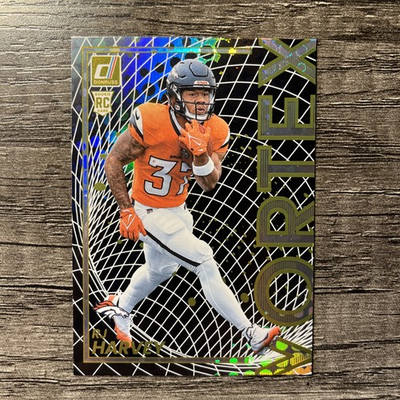 #ad #ad 2025 Donruss Vortex #20 RJ Harvey Denver Broncos $1.65