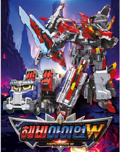 2025 NEW Metal Cardbot W Heavy Iron W Transforming Robot Figure Truck /KOREA - Image 3 of 4