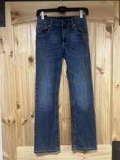 Wrangler 20X Boys Jeans Boot Cut Western Jeans Size 14 R Adjustable Waist