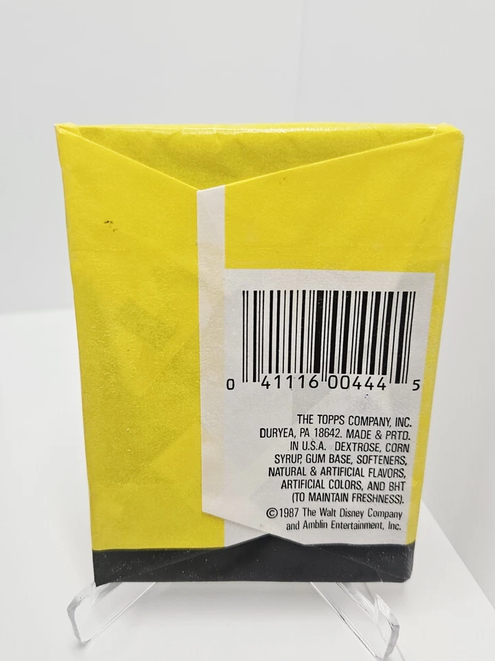 1x Vintage Trading Cards Packs Who Framed Roger Rabbit Topps Wax Vintage Sealed - image 3 of 3