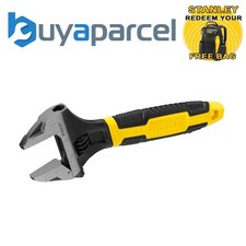 Stanley Adjustable Wrench 6in / 150mm Max Steel Control Grip STA090947 0-90-947