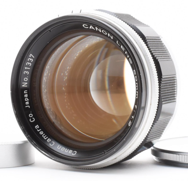 Canon 50mm F/1.2 Lens LTM L39 Leica Screw Mount Lens JAPAN [Near