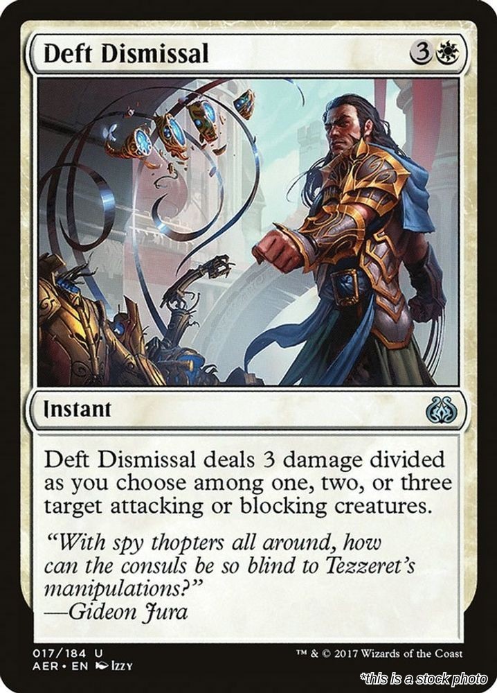 Magic Deft Dismissal Foil 17 NM Aether Revolt Uncommon