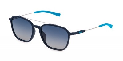 Fila Sonnenbrille SFI524 Blau Voll Matt 55/18/145 Herren