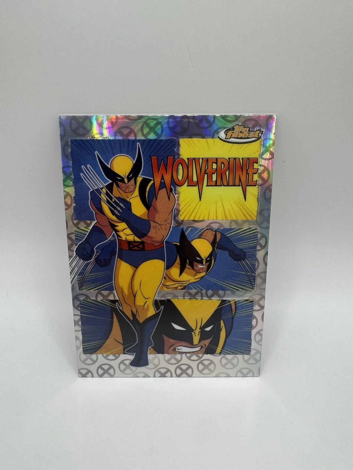 2025 Topps Finest Marvel X-Men '97 Remember It Insert Wolverine #RI-4