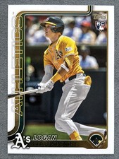 2025 Topps Update #US213 Logan Davidson Athletics Rookie Card RC. rookie card picture