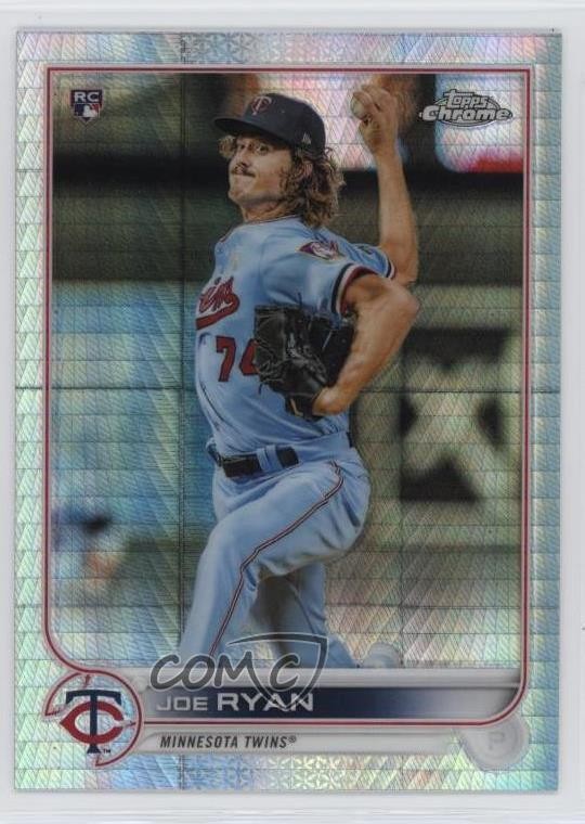 2022 Topps Chrome Prism Refractor Joe Ryan #48 05go