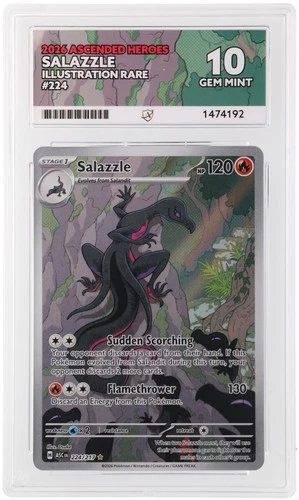 Salazzle 224/217 ACE 10 Ascended Heroes Pokemon Card Game
