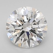 Lab Grown 2.00 Cts Round Cut IGI Certified CVD Diamond F Color VVS2 Clarity