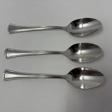 3 Lenox Butler's Pantry 18/8 6 1/2" Teaspoons