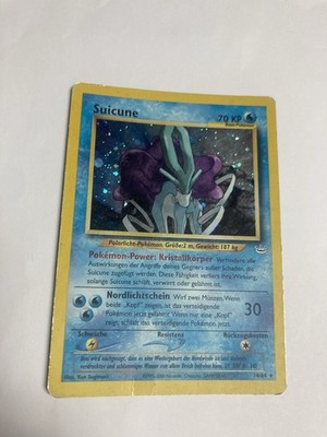 Pokemon Suicune German Neo Revelation Unlimited Holo 14/64 MP-HP