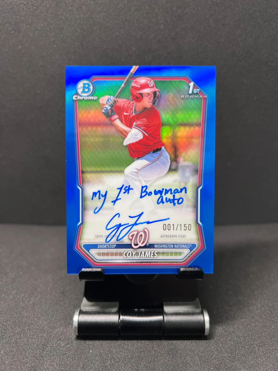 Bowman Washington Nationals Baseball Autographed Sports Trading