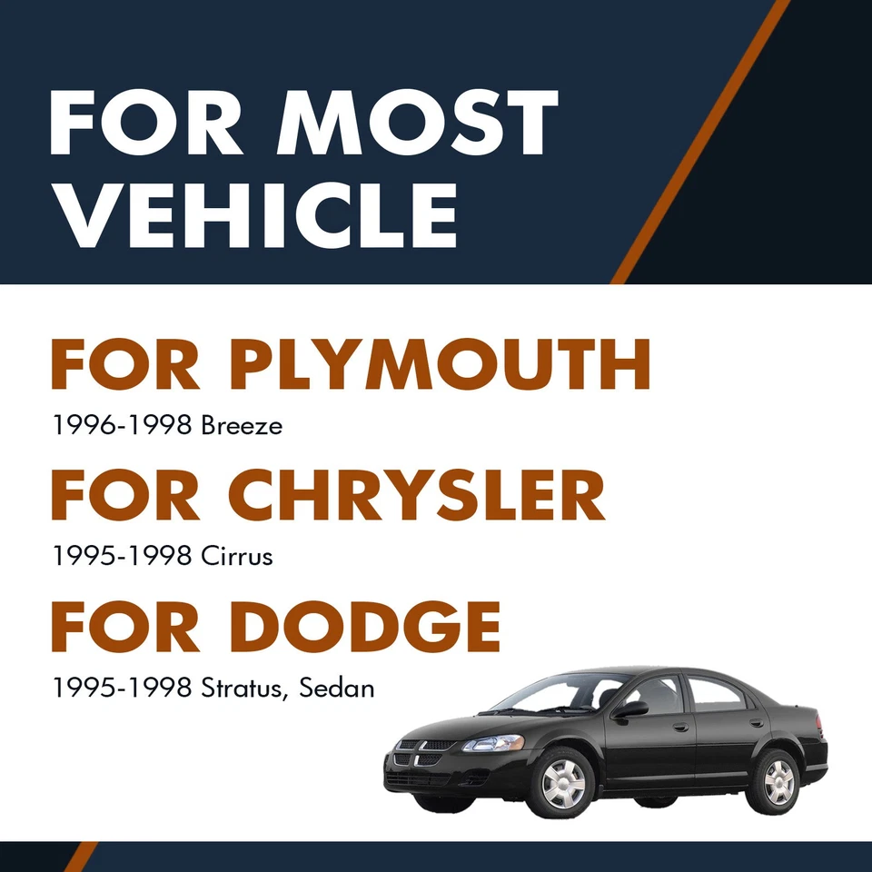 Par de 2 muelles helicoidales completos rápidos traseros para Dodge Stratus 1995-1998 sedán Foto 2 de 3