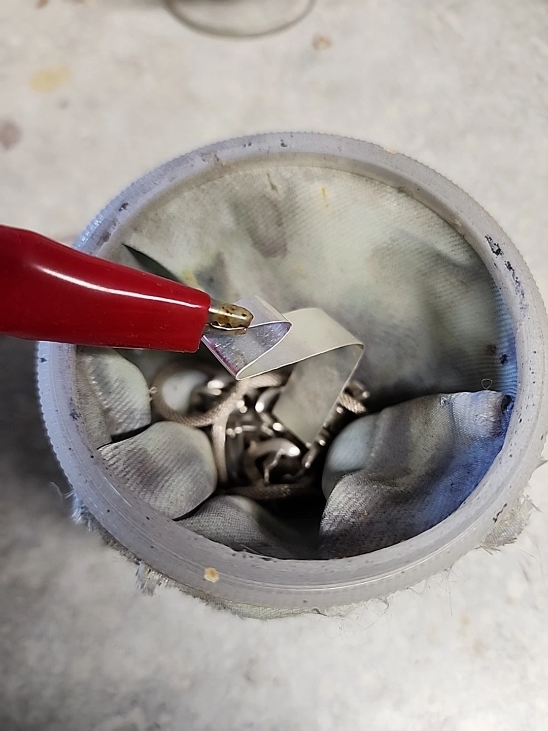 Silver ANODE / Cathode for ELECTROLYTIC REFINING or Other Labratory Experiments image 6