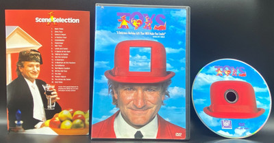 Toys DVD 1992 Robin Williams Fantasy Comedy Film 2001 W/ Insert Rare Good Cond