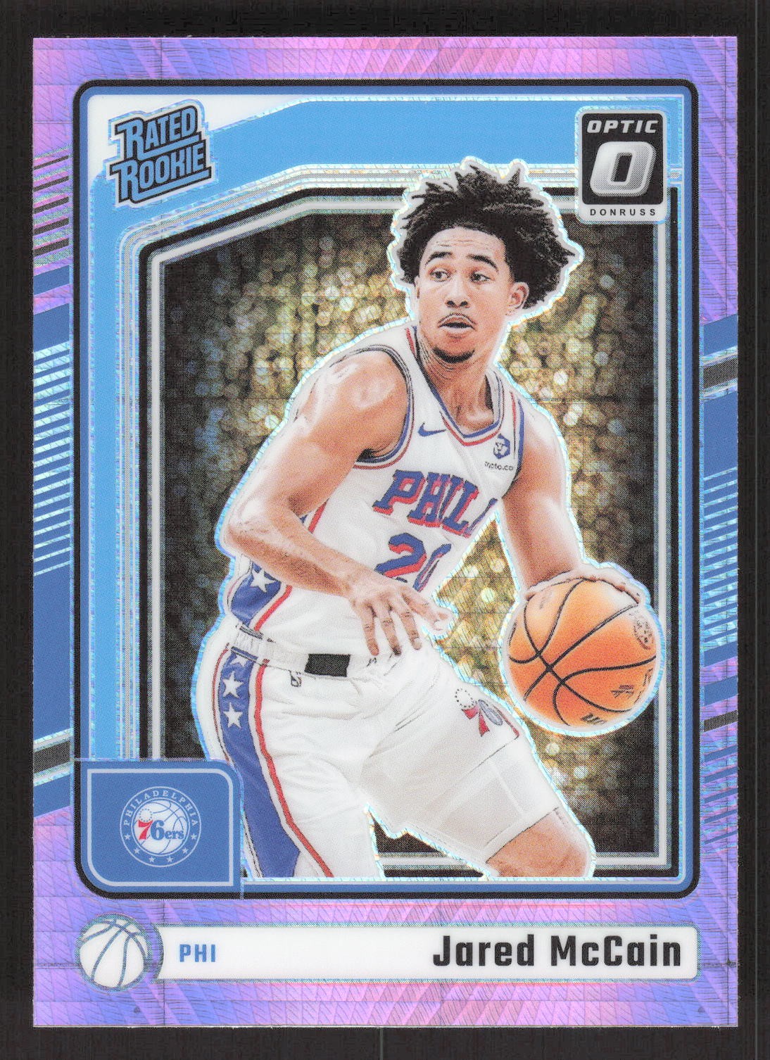 2024-25 Donruss Optic #270 Jared McCain Hyper Pink