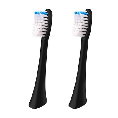 BTFO 2 Pcs Electric Toothbrush Heads for 2 Count (Pack of 1), Blue,white 