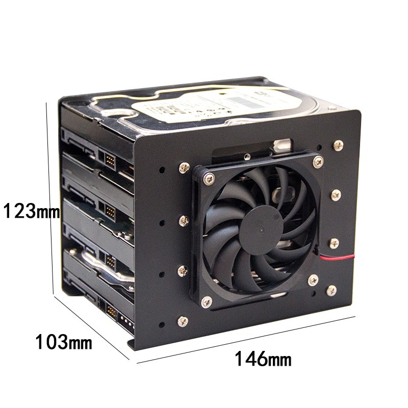 Multi Bank Hard Drive Rig Multi-layer 2/3/4/6 Bay 3.5