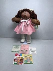 VTG 1985 Cabbage Patch Kids Girl Doll African American, Head Mold #2 With Papers