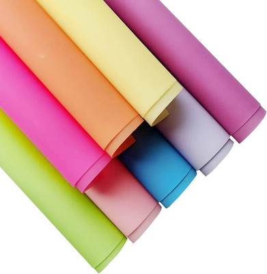 8 Pcs Candy Color Jelly Vinyl, Matte Solid Color Waterproof Transluscent Faux Le