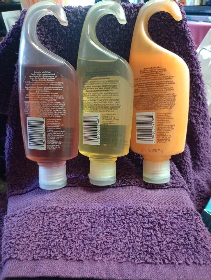 Vintage Retired *SEALED* Avon Naturals Body Gel Set Of 3 - Image 4 of 4