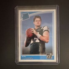 2018 Panini Donruss Rated Rookie Sam Darnold #301 New York Jets Football Card. rookie card picture