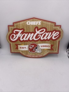 NFL Lot of 5 Fan Cave Decorative Signs - Sports Memorabilia 16.5”x12.5”