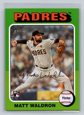 2024 Topps Heritage #604 Matt Waldron RC MLB San Diego Padres