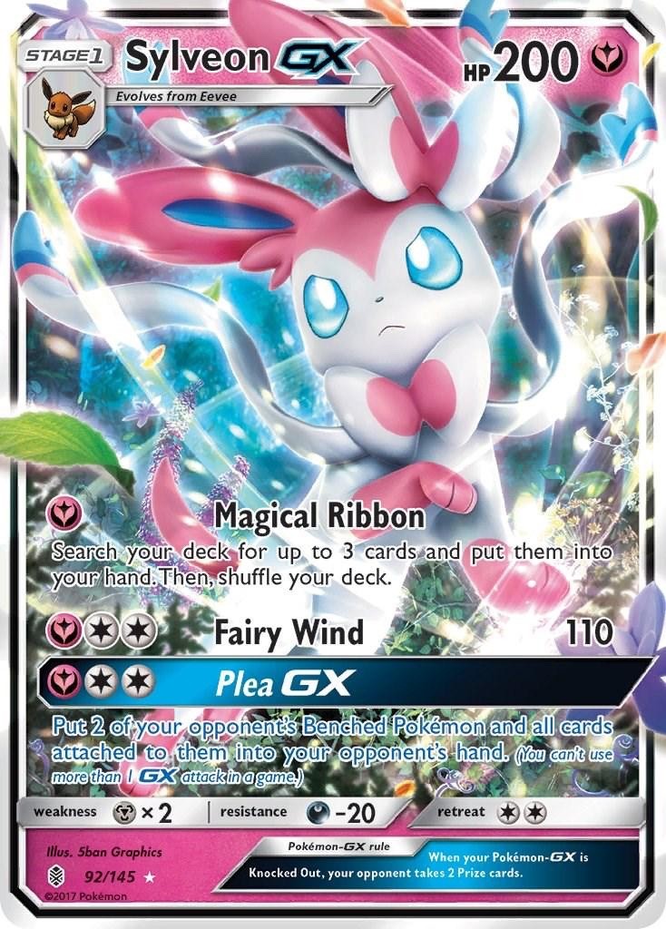 Sylveon GX 92/145 Sm-Guardians Rising Holo